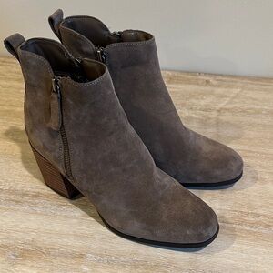 Blondo  Suede Ankle Boots - Brown